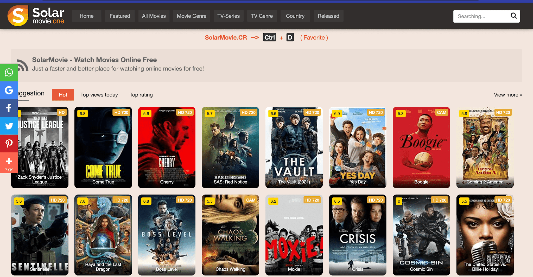 SolarMovie - The Simplest Way to Watch Free Movies & TV Shows Online