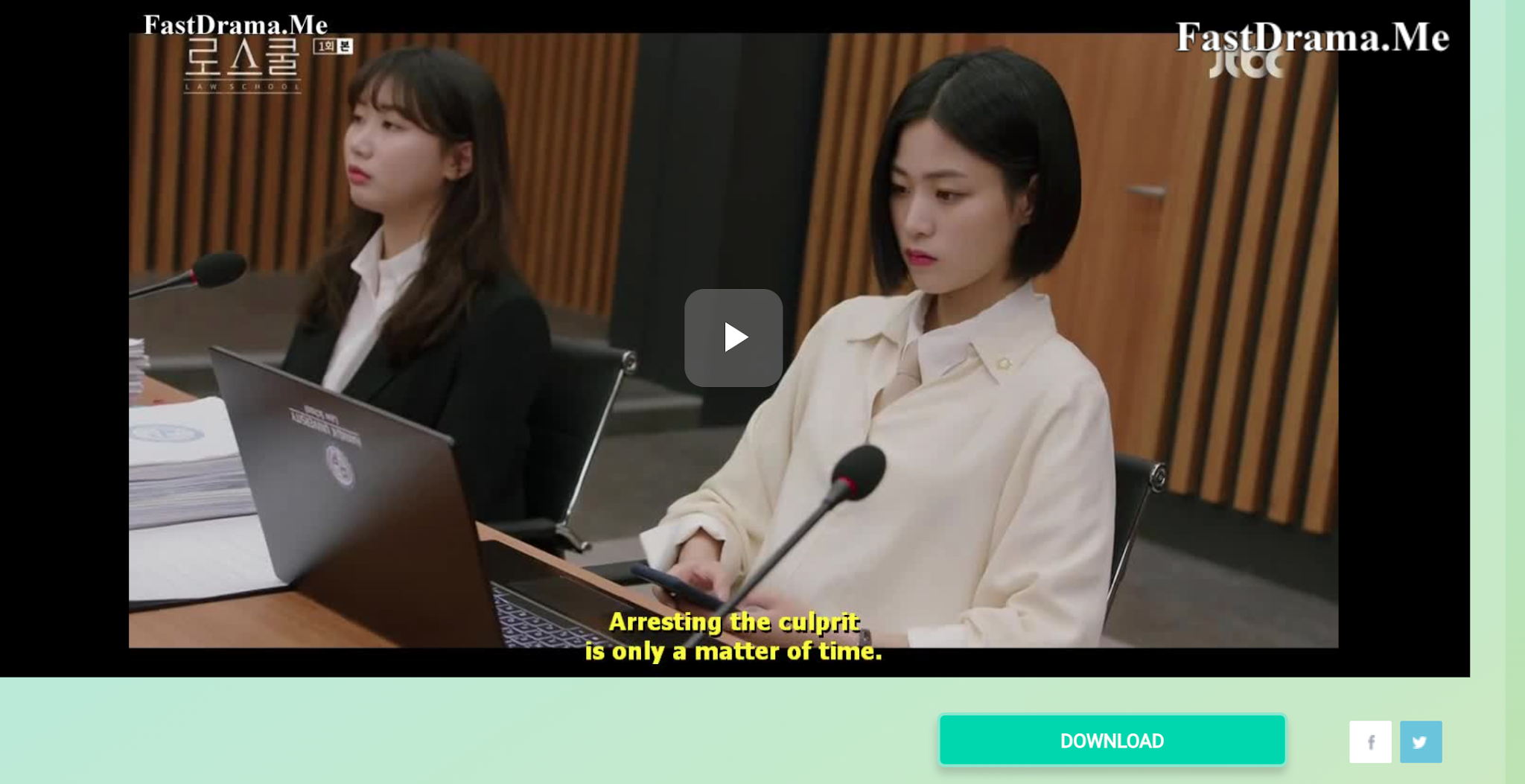 Fastdrama Korean Download Law School Episode 01 (English subtitles)