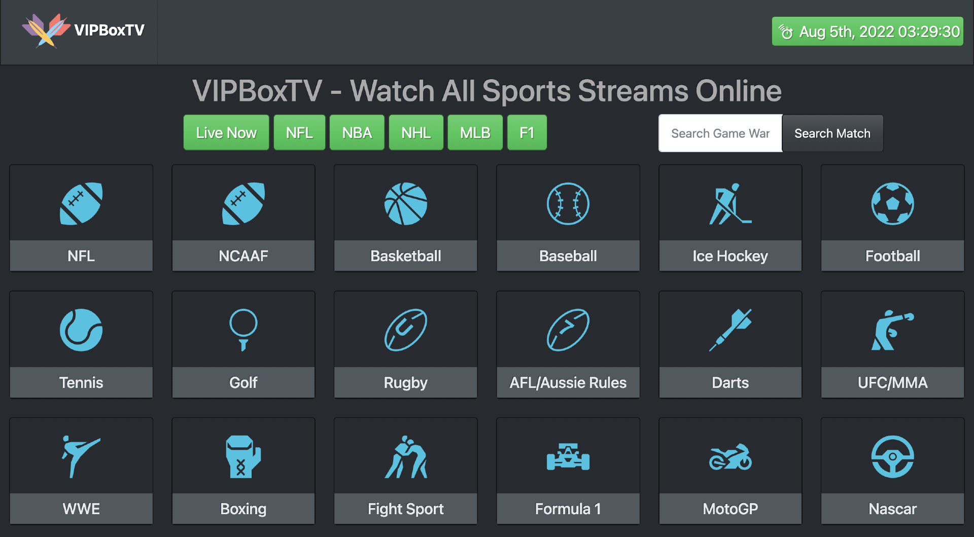 VIPBox - VIP Box Sports Streaming Online