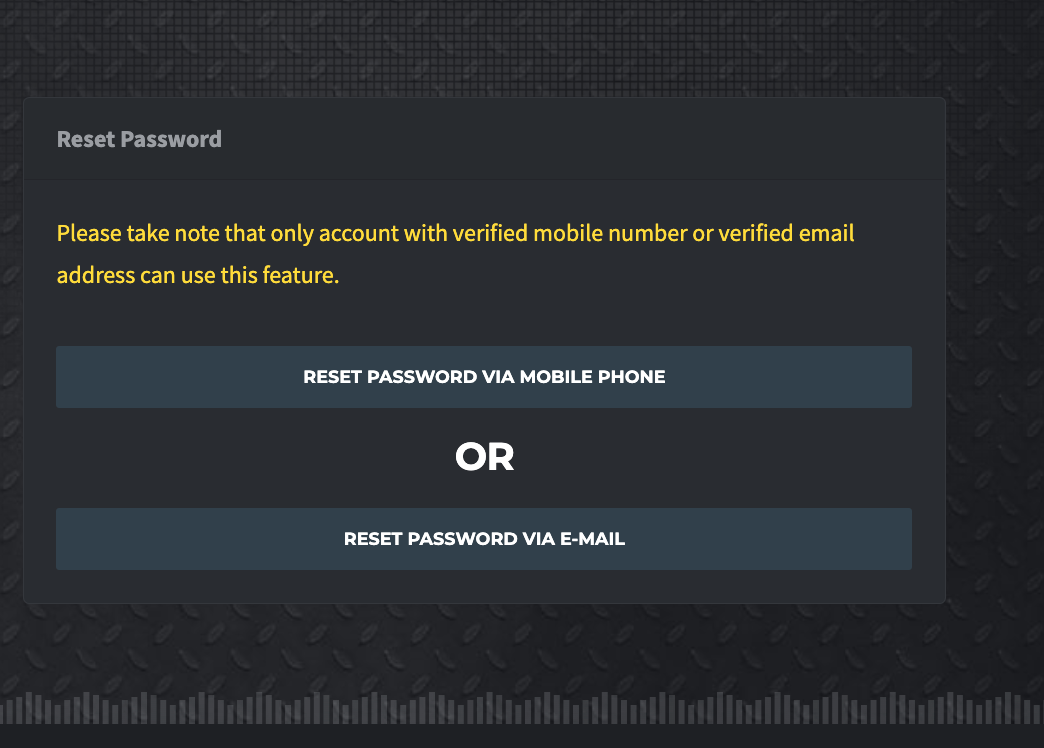How to reset password in Wpc2027