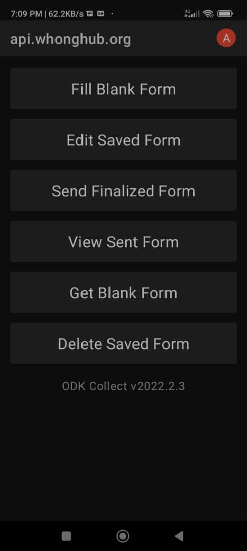 Search For Blank Forms On ODK Collect