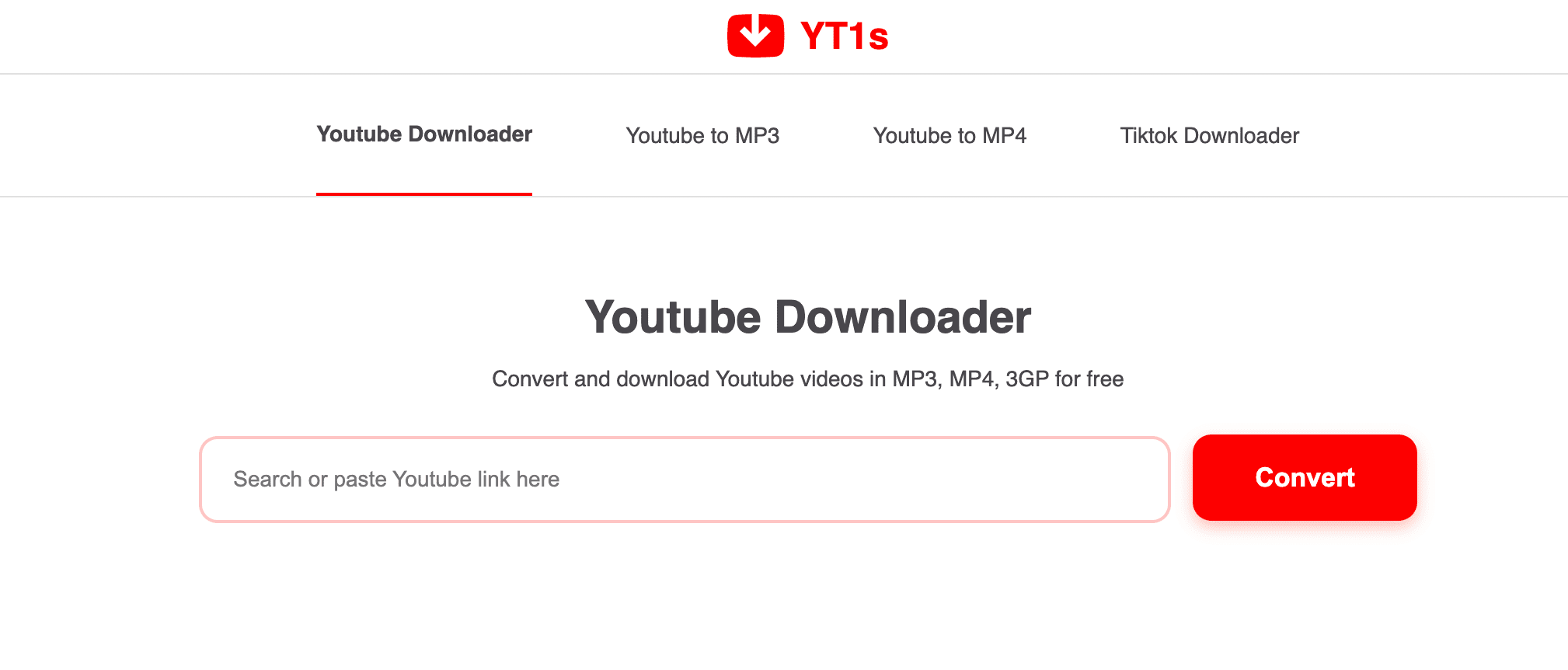 YT1s YouTube Downloader