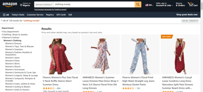 Amazon clothes trendy - Online Shopping Websites for Clothes in USA
